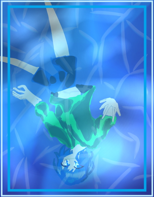 Drowning in the sea
