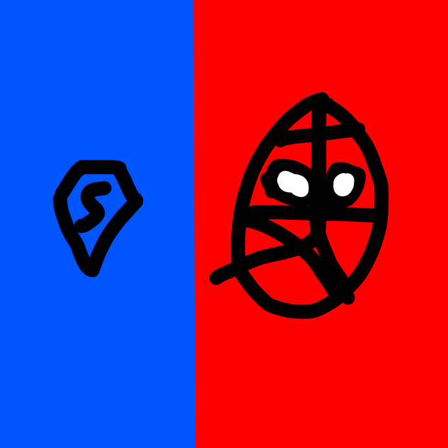 The Spider Man VS SuperMan - ibisPaint