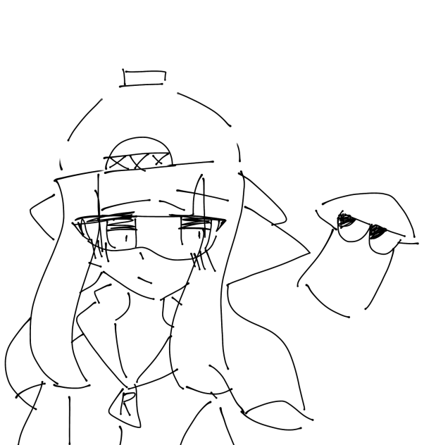 イカ(落書き)