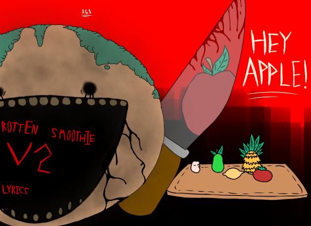FNF Rotten Smoothie Artwork (for Lyrics)