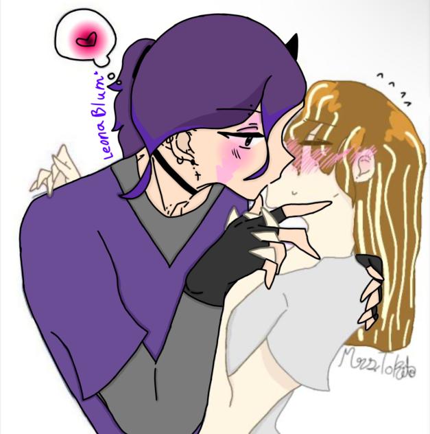Leon!  WHAT ARE U DOIN TO HER⁉️