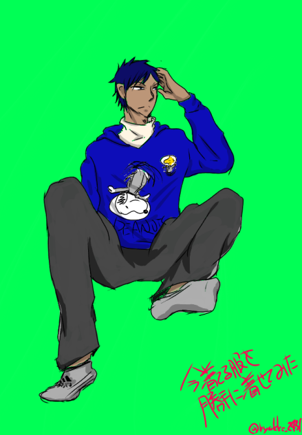 着てる服を勝手に着せてみる