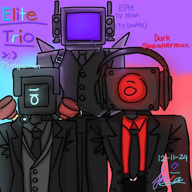 Elite trio 🩵❤️💜 (remastered)