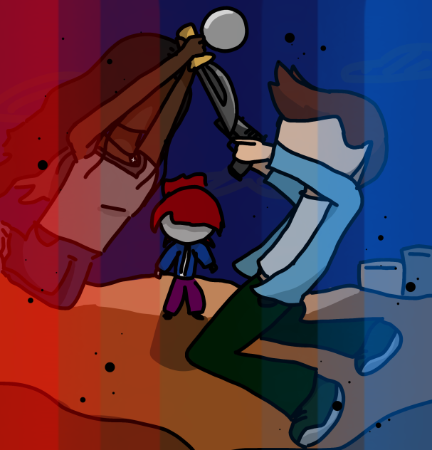 MVS fight ft. alone, troy and me
