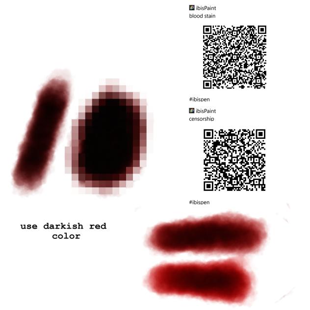 blood and censorship brush