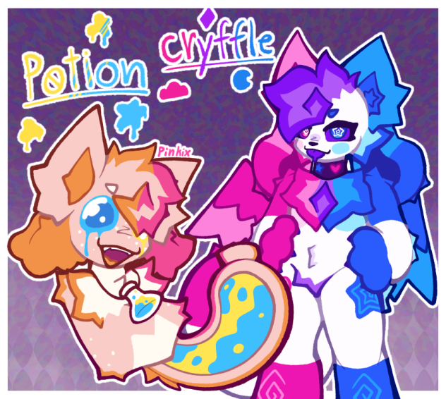 Potion and Cryffle Fanart