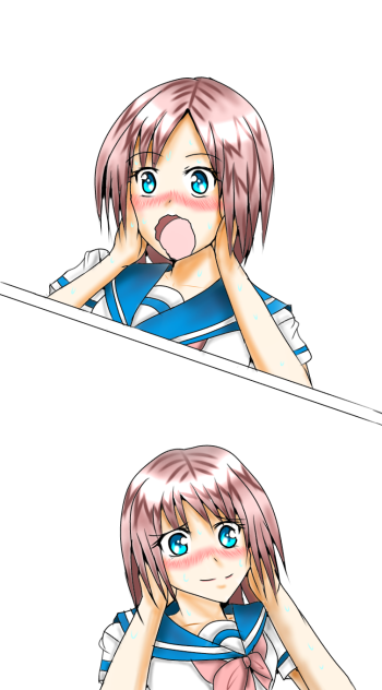 恥ずかしがるおとめ