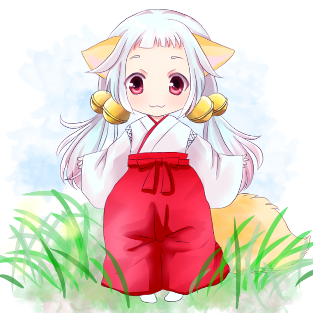 狐巫女のここちゃん