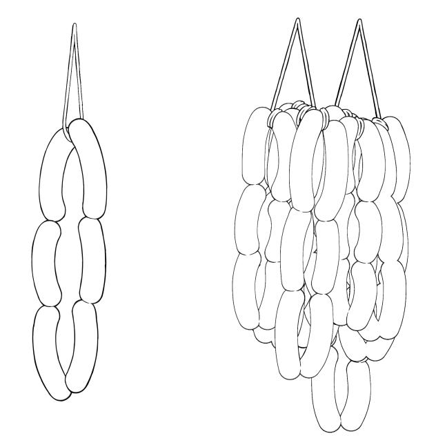 吊るしソーセージ