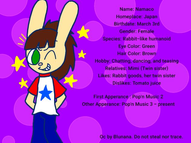 My Pop'n oc (updated)