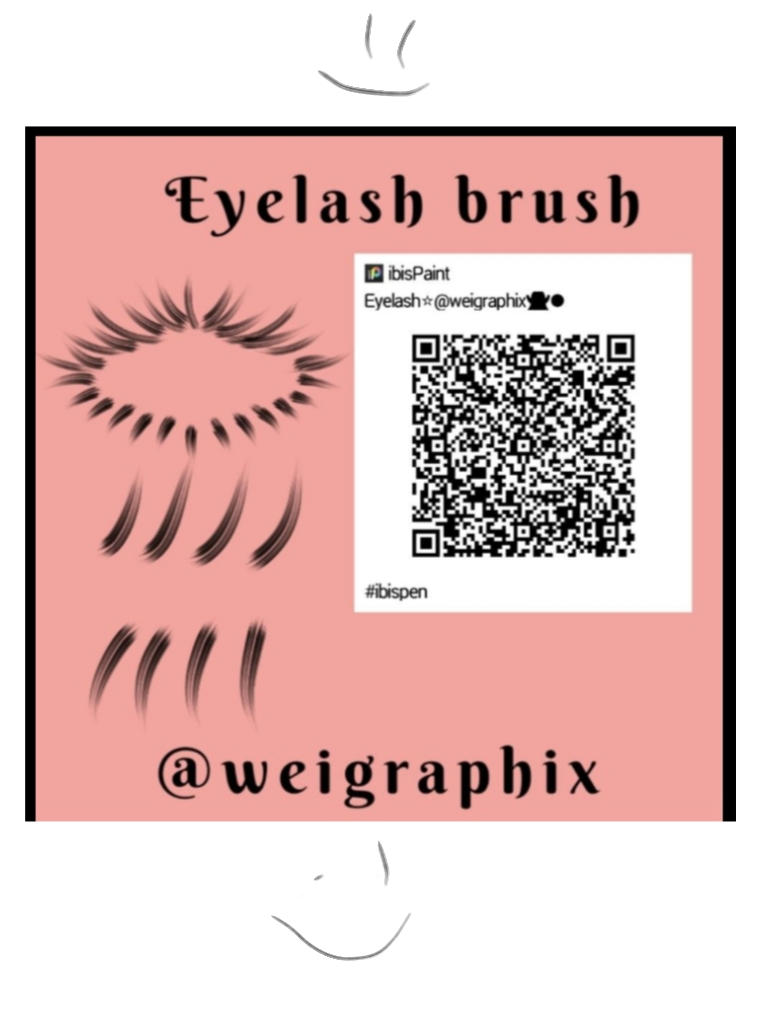 eyelashes brush ibisPaint