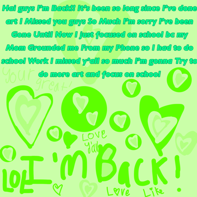 ❤️I missed y’all so much❤️