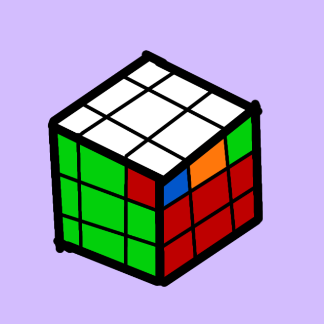 Rubik's cube Animation - T Perm