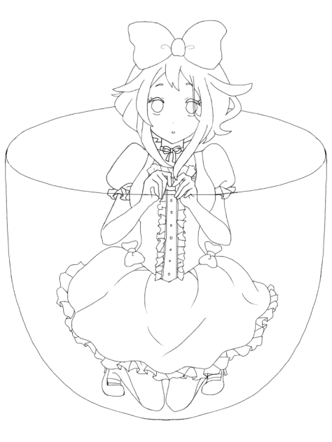 線画(GUMI)