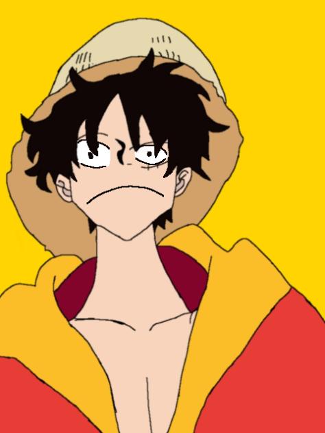 Luffy smiling 😁
