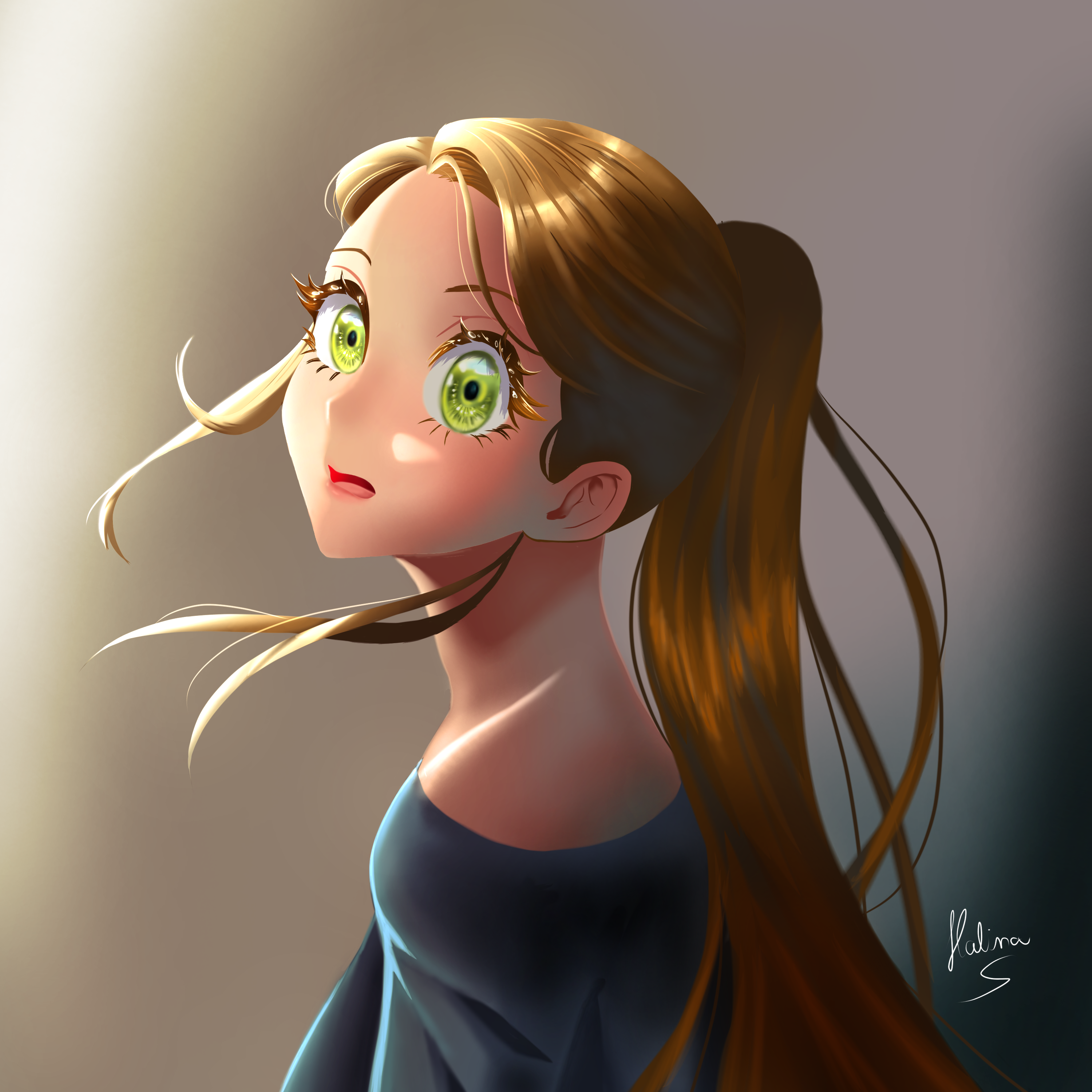 Looking - ibisPaint