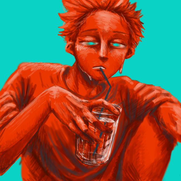 水分補給。