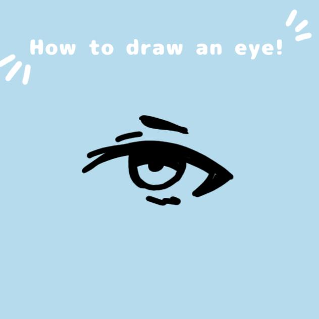 How to draw eyes