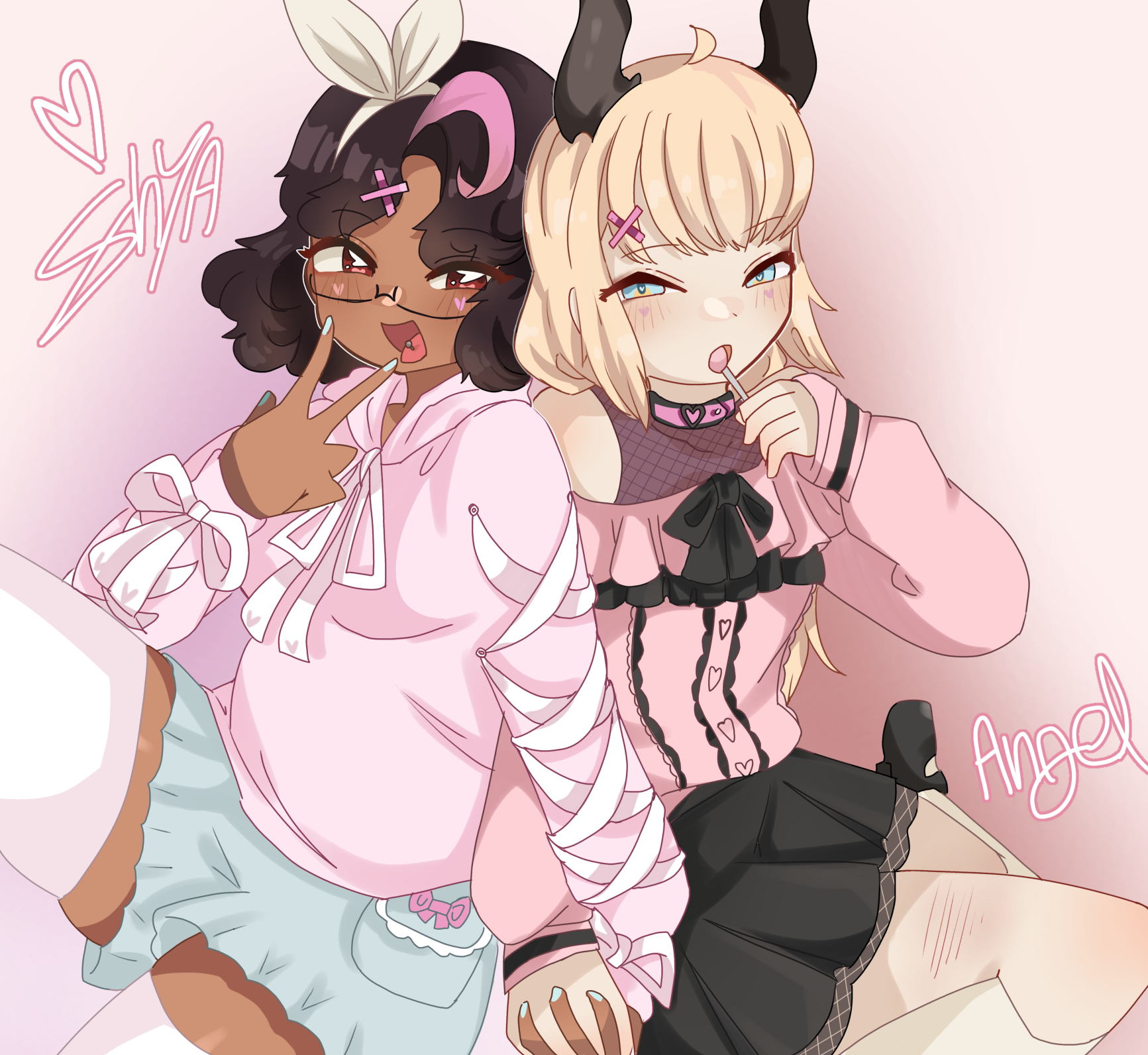 Two angels - ibisPaint