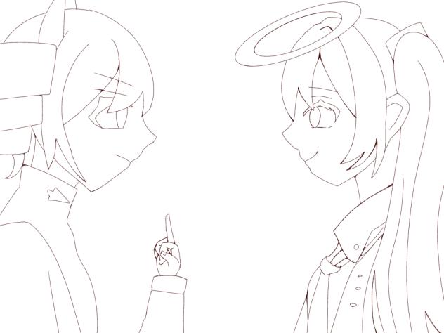 ダイキライ！！！線画！！