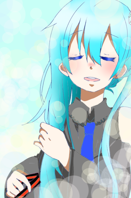 塗らせていただきました。初音ミク