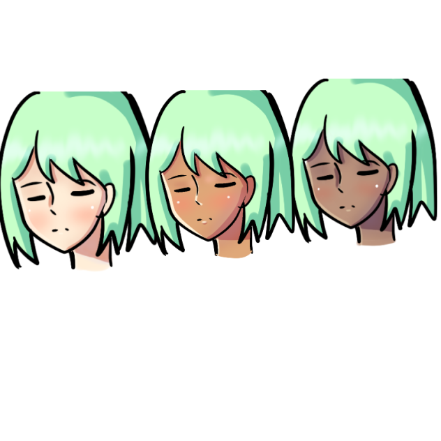Skin coloring practice - ibisPaint