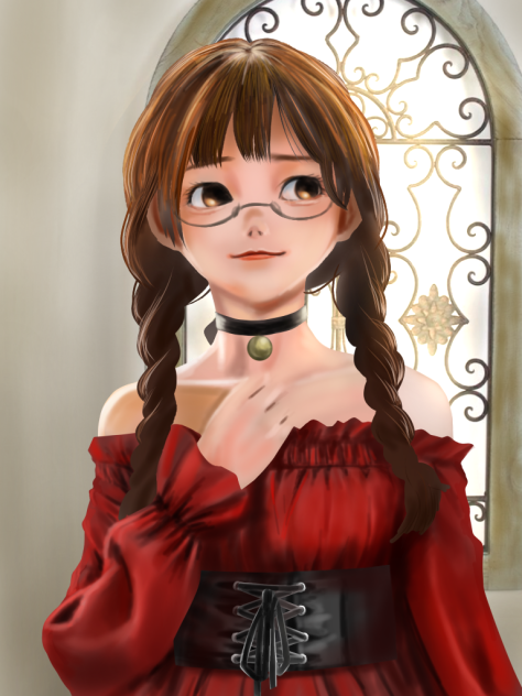 メガネっ子