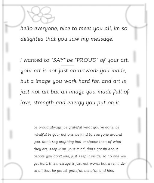 message to the world - ibisPaint