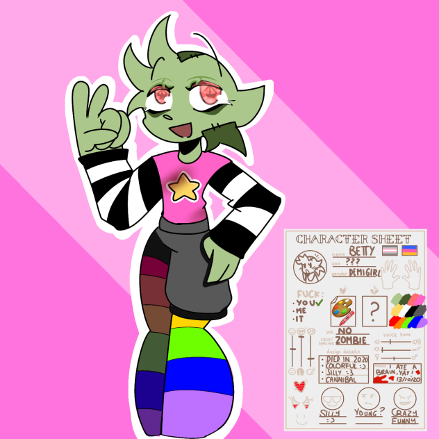 BETTY! (Zombie oc)