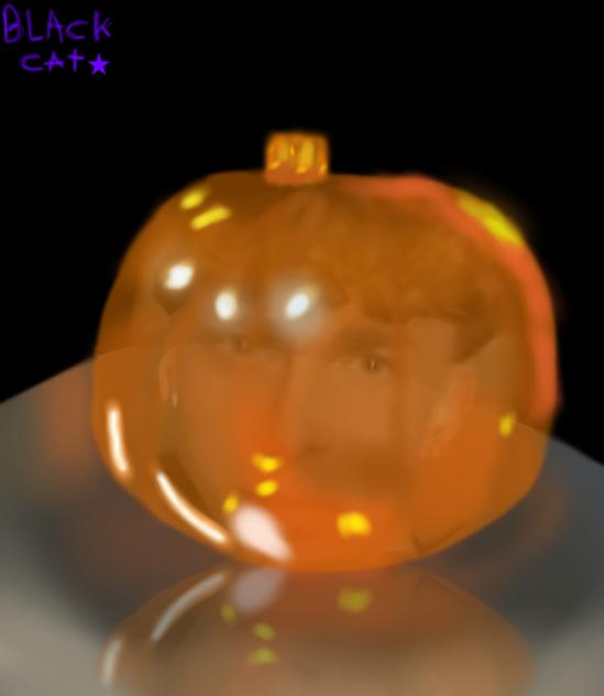 glass pumpkin
