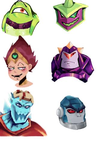 ∆power players villains fanart∆😈