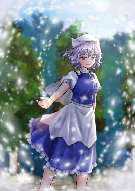 初夏の雪