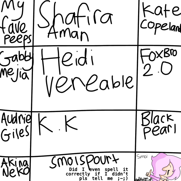 Someone’s fave artists