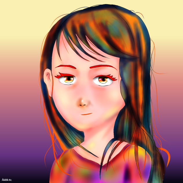My colorful hair
