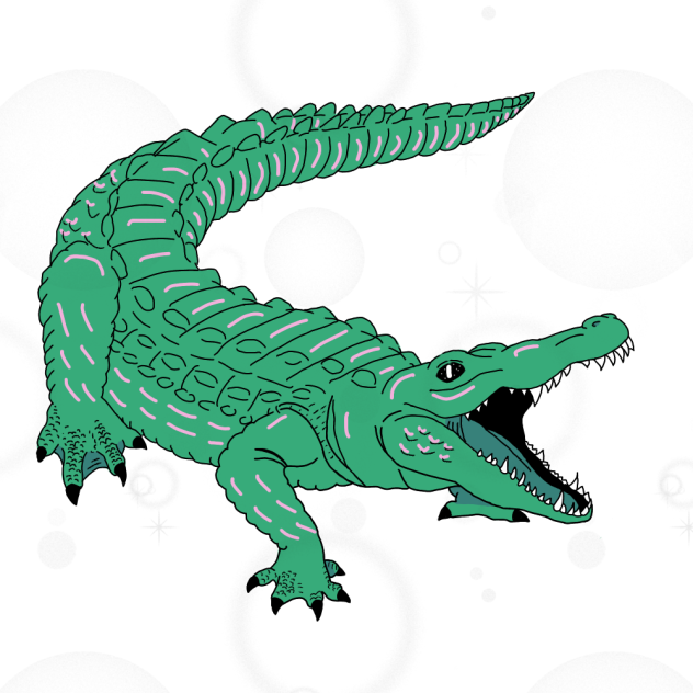 Крокодил🐊 - ibisPaint