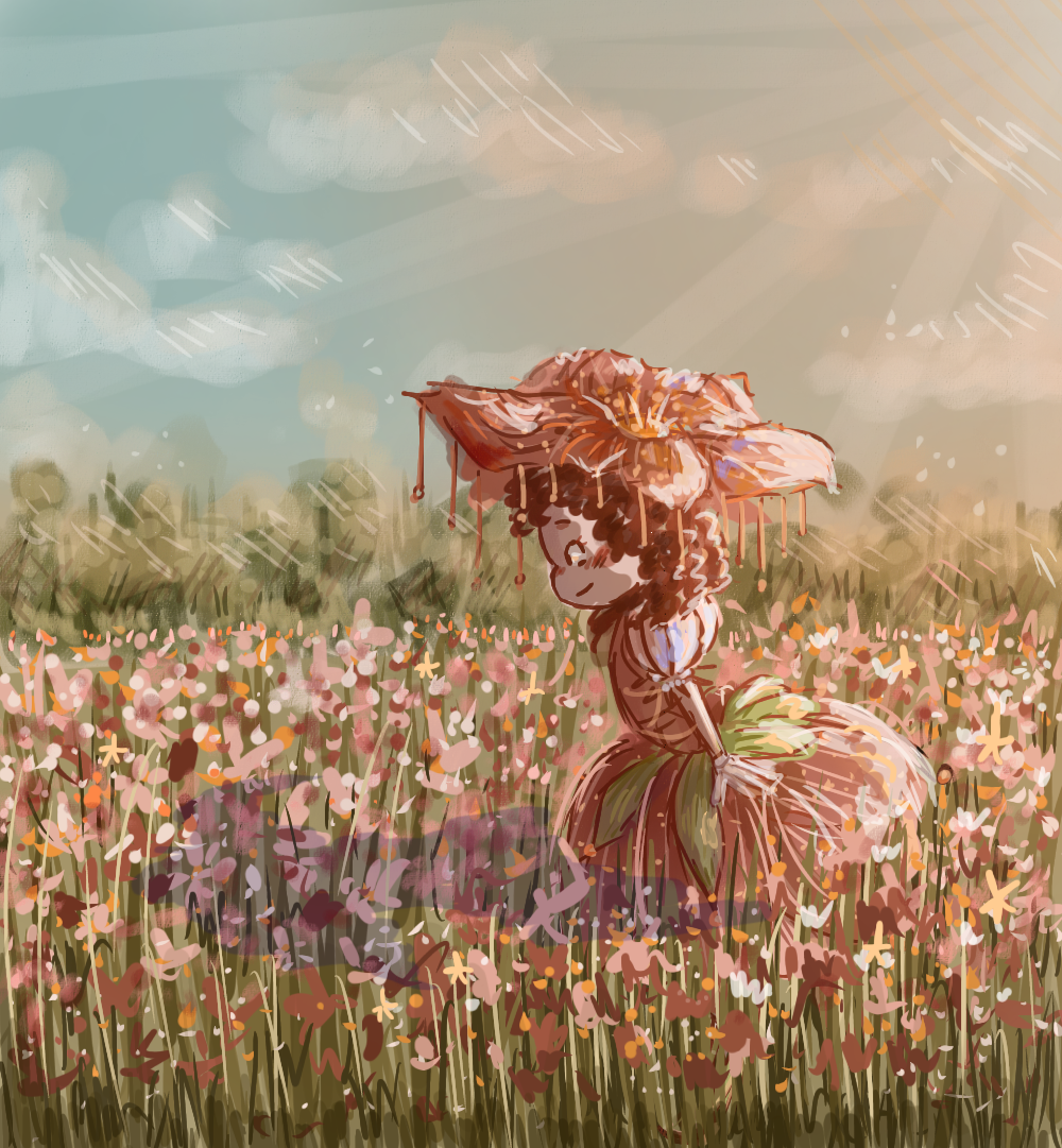 The Field of Flowers - ibisPaint