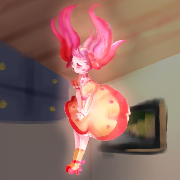 Upside down room - ibisPaint
