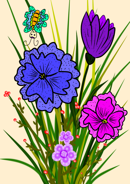 illustration flowers 9