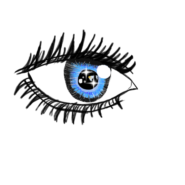 Blue eye - ibisPaint