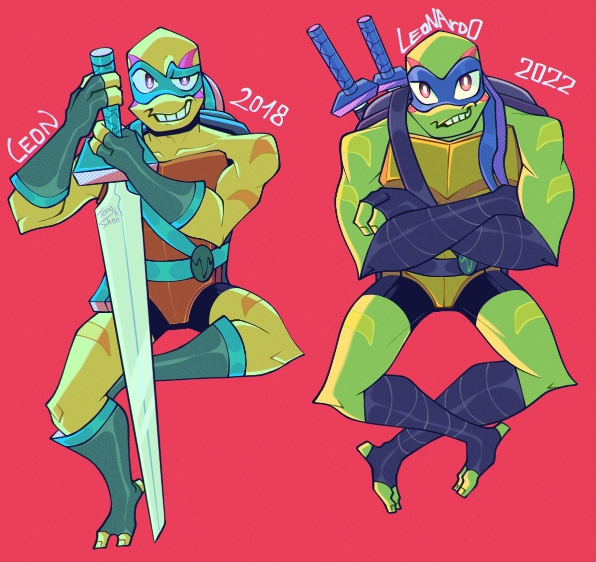 Leon 2018 and 2022 - ibisPaint
