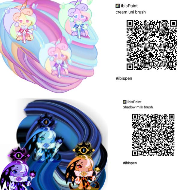 Cream unicorn and shadow milk brush