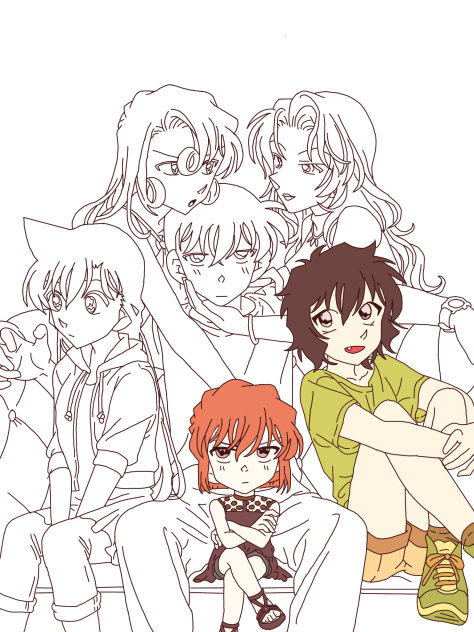 Two peoples are have coloring