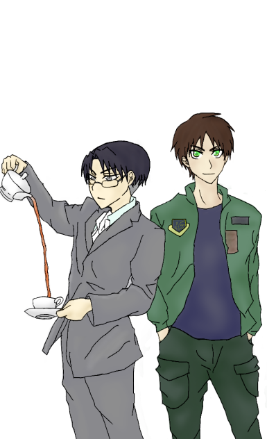 杉下リヴァイ 相棒パロ トレス 亀山エレン Ibispaint