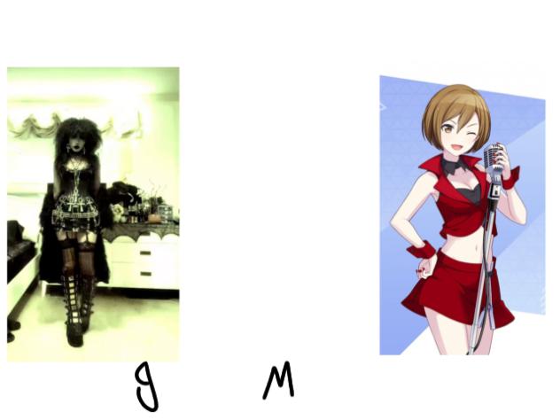 goth meiko ❤️🖤🩶