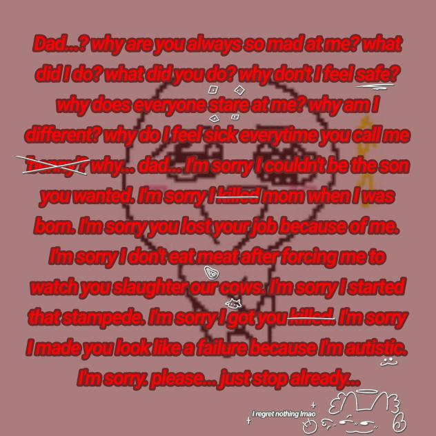 'just... stop...' background text