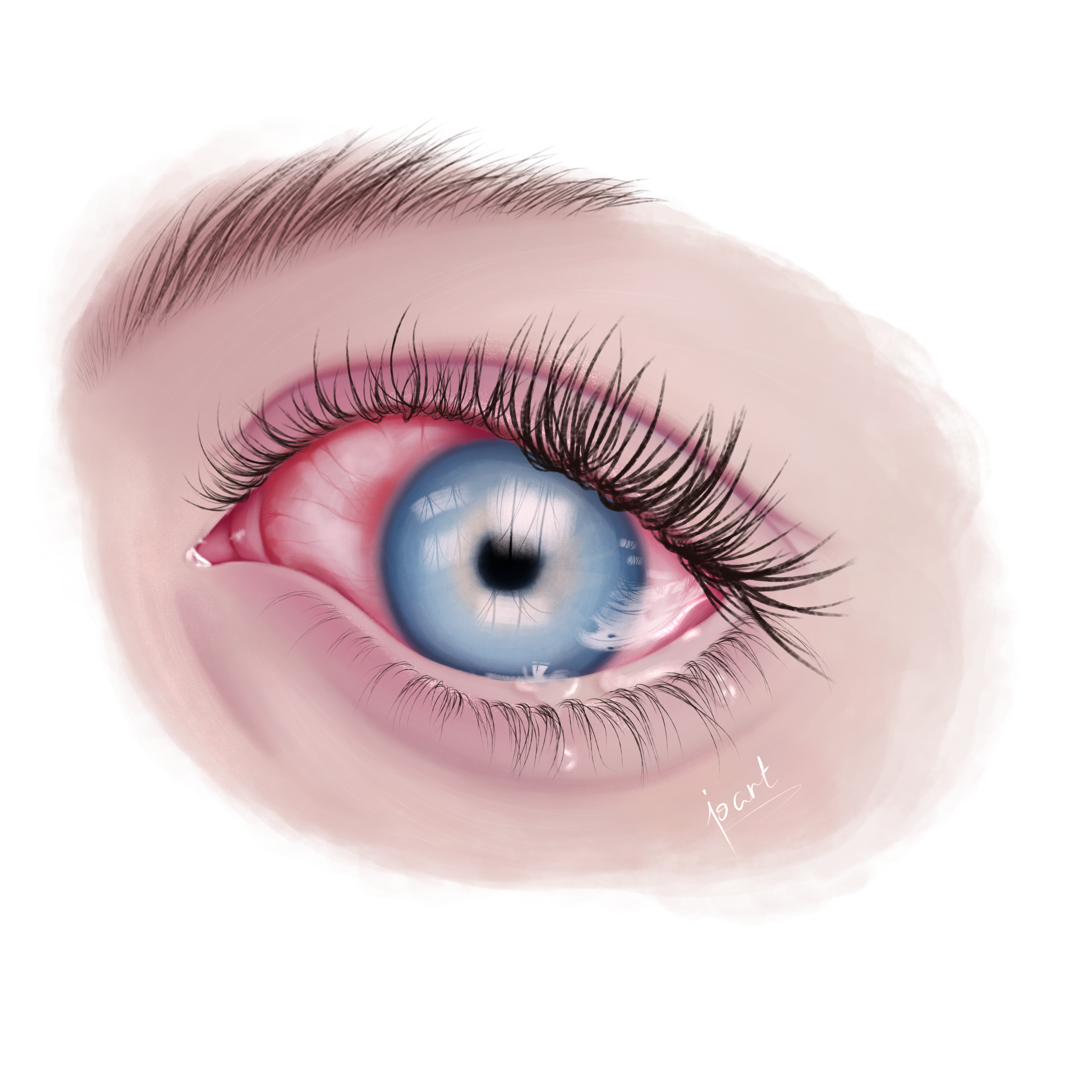 Eye study 💧 - ibisPaint