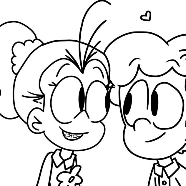Coloring page of Benny and Luan! (Lh)