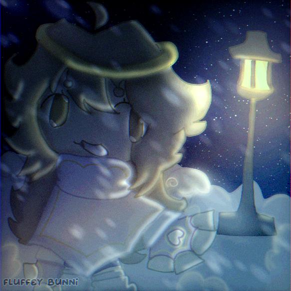 Lily in the snow ❄️