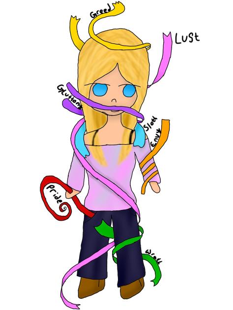 Drawing of a character from my book