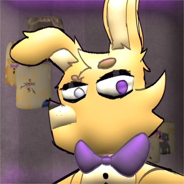 Spring Bonnie gives you a sideeye